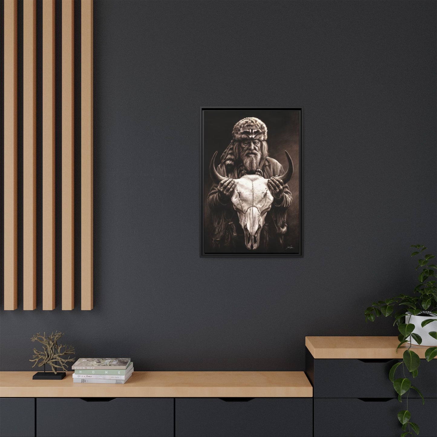"Legends of the West" Framed Canvas