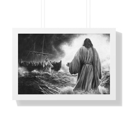 "Be Not Afraid" Framed Paper Print
