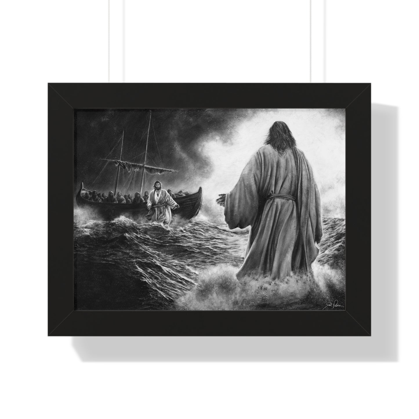 "Be Not Afraid" Framed Paper Print