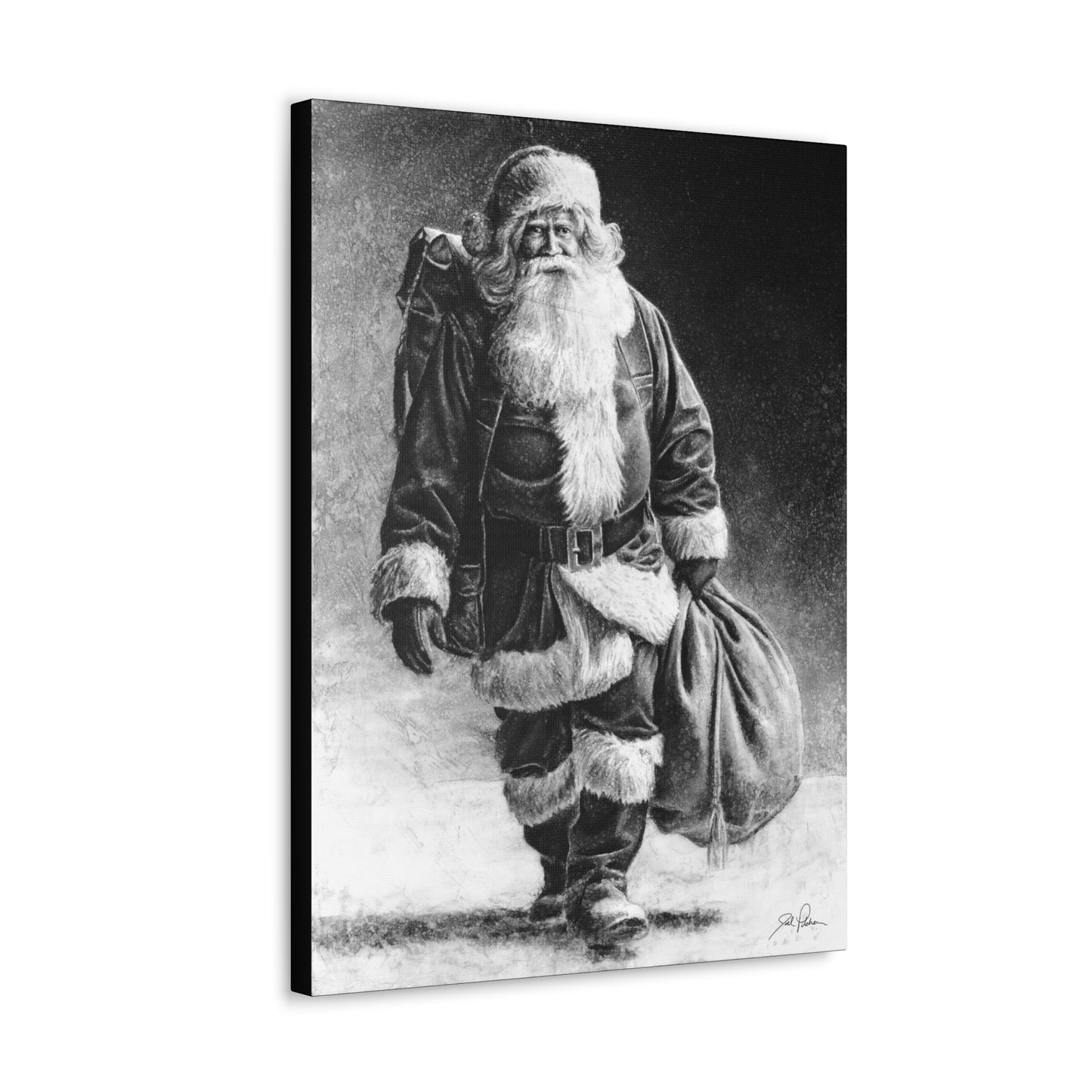 "Right Down Santa Claus Lane" Gallery Wrapped Canvas