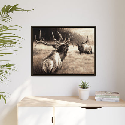 "Ready to Rumble" Framed Canvas