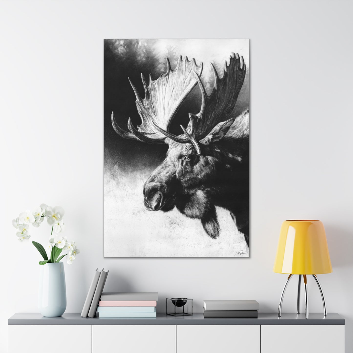 "Formida-bull" Gallery Wrapped Canvas