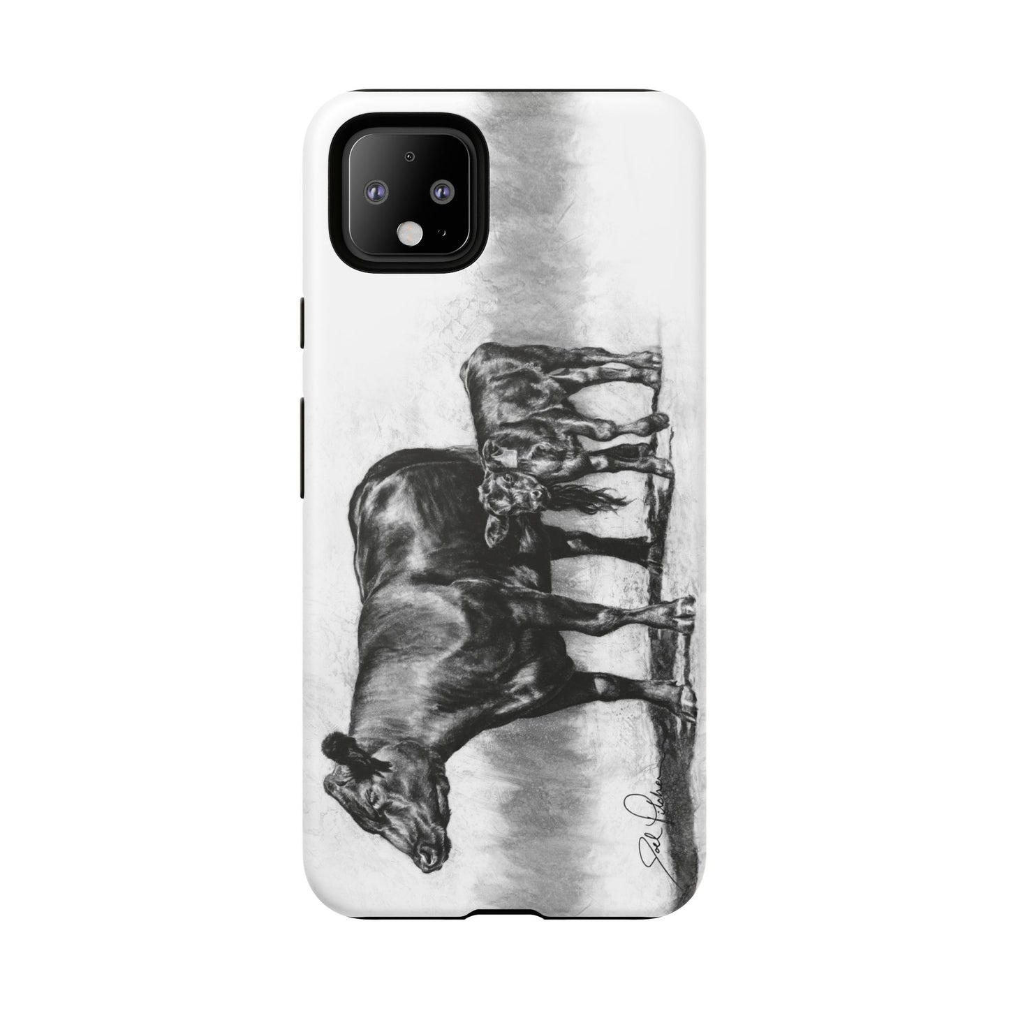 "Mama Cow & Calf" Smart Phone Tough Case