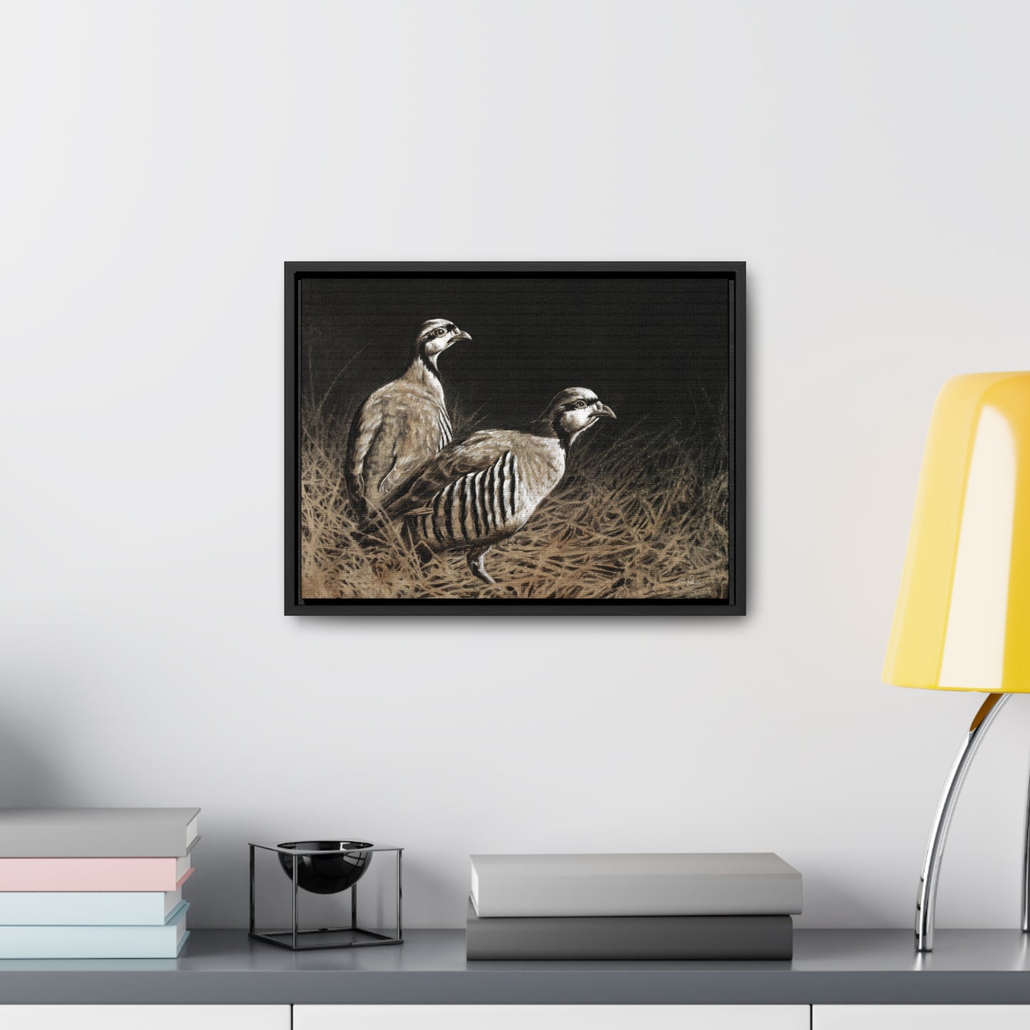 "Chukars" Gallery Wrapped/Framed Canvas