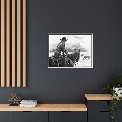 "Bridles and Braids" Framed Canvas