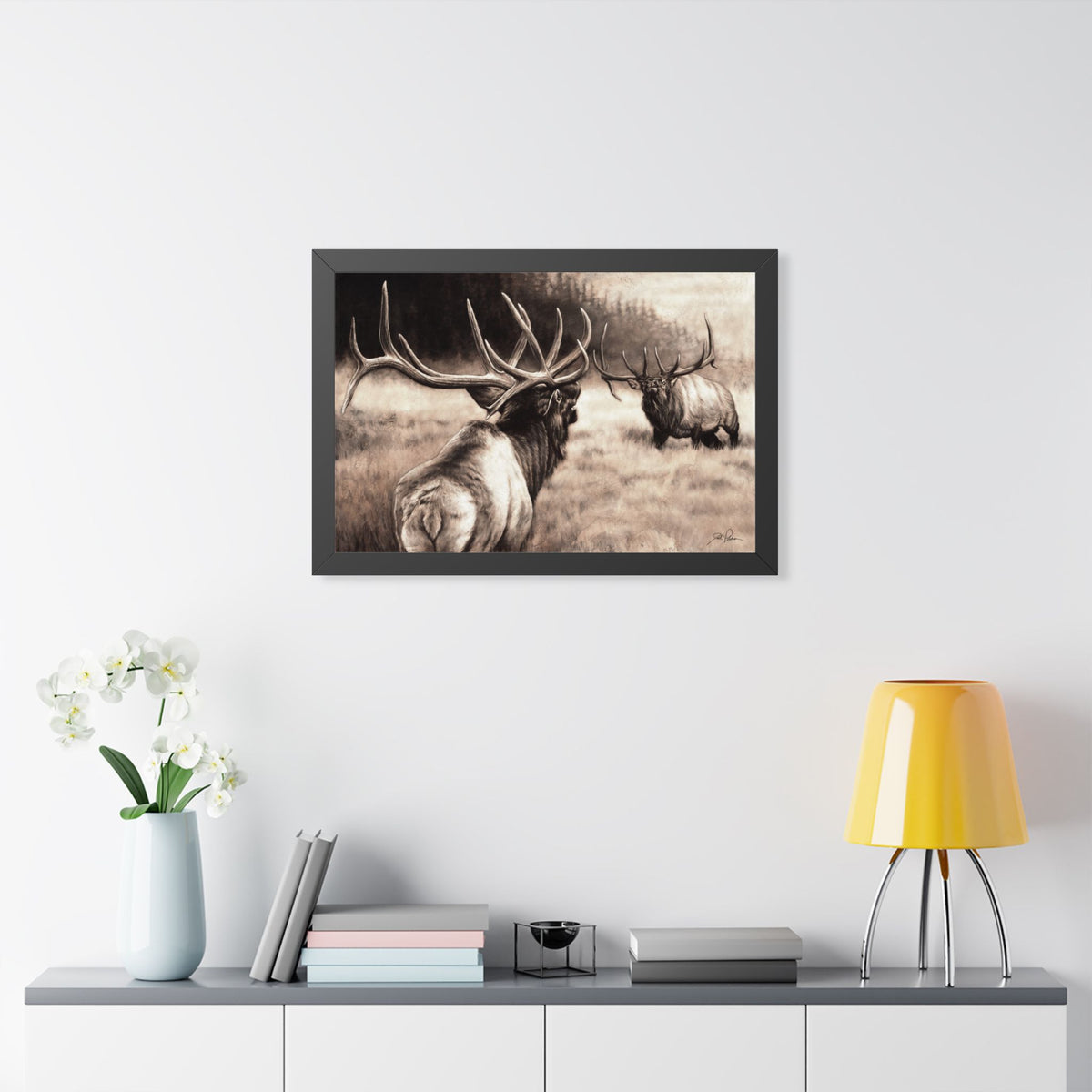"Ready to Rumble" Framed Paper Print
