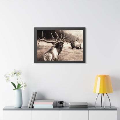 "Ready to Rumble" Framed Paper Print