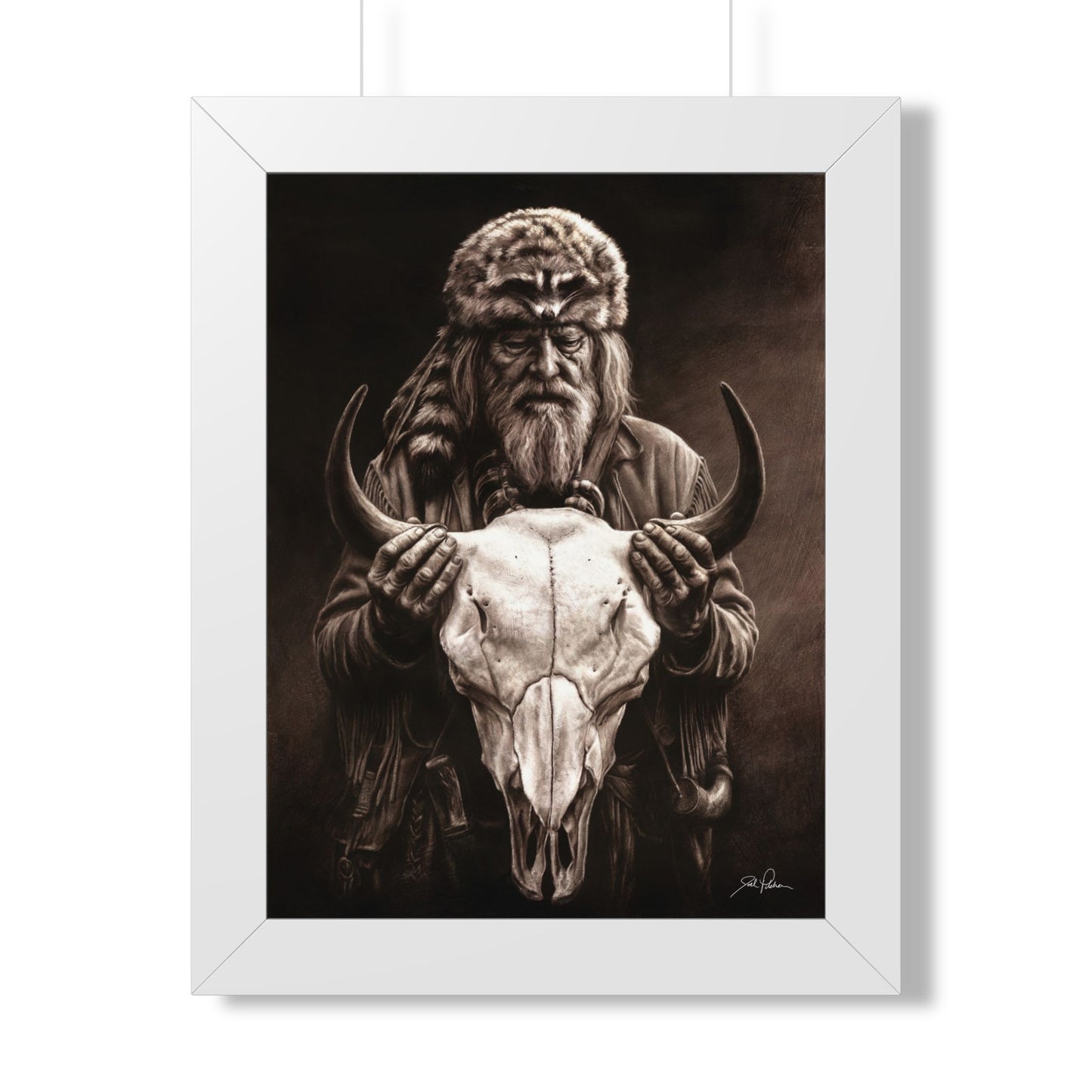 "Legends of the West" Framed Paper Print.
