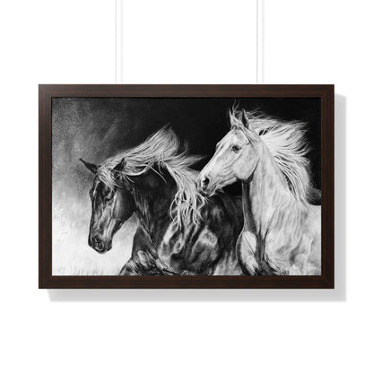 "Dynamic Duo" Framed Paper Print