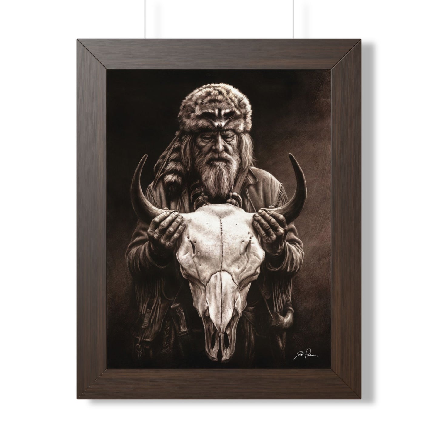 "Legends of the West" Framed Paper Print.