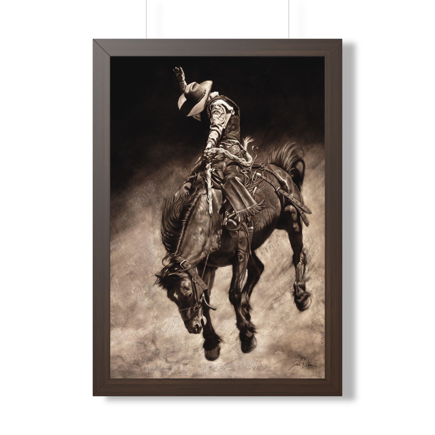 "Giddy Up" Framed Paper Print.