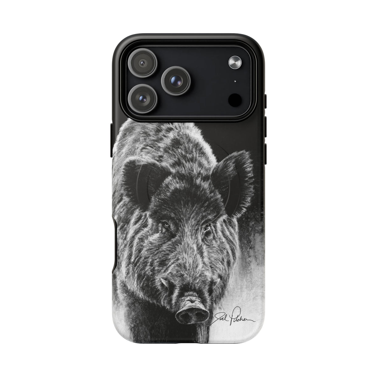 "Wild Boar" Magnetic Tough Case