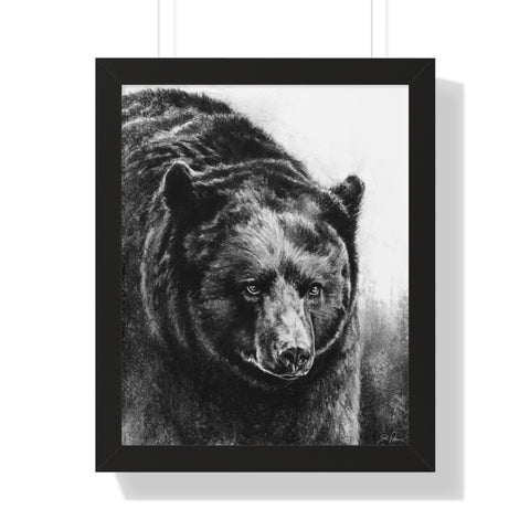 "Black Bear" Framed Paper Print