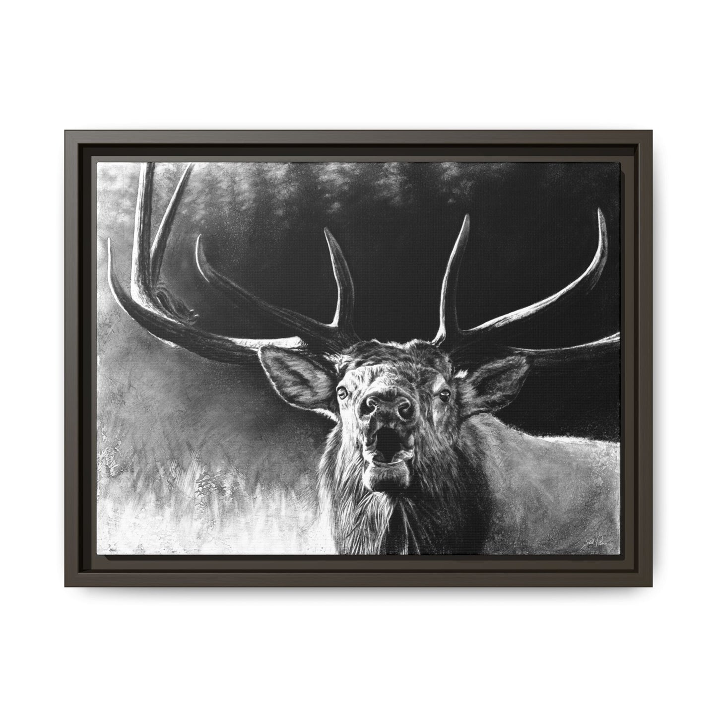 "Battle Cry" Framed Canvas