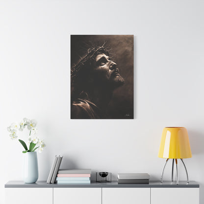 "With His Stripes We Are Healed" Stretched Canvas