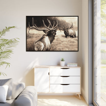 "Ready to Rumble" Framed Canvas