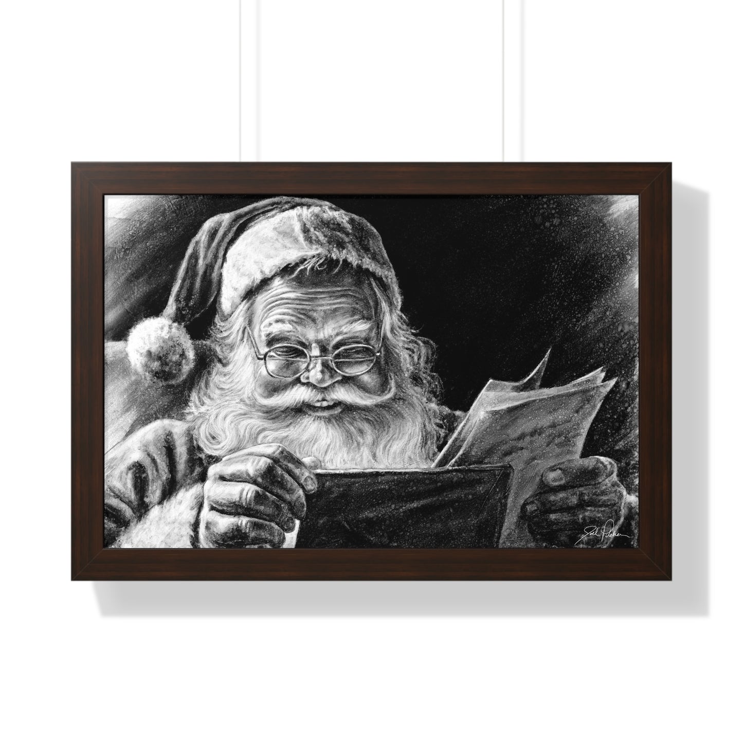 "Dear Santa" Framed Paper Print
