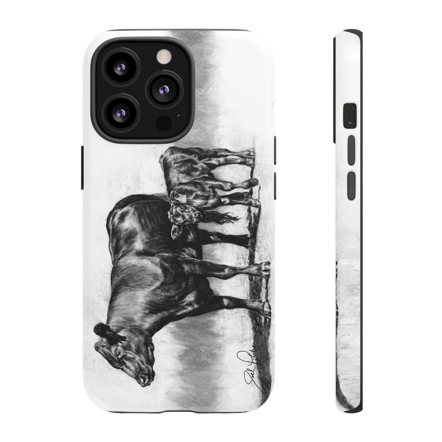 "Mama Cow & Calf" Smart Phone Tough Case