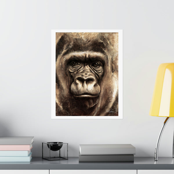 "Gorilla" Premium Matte Paper Print