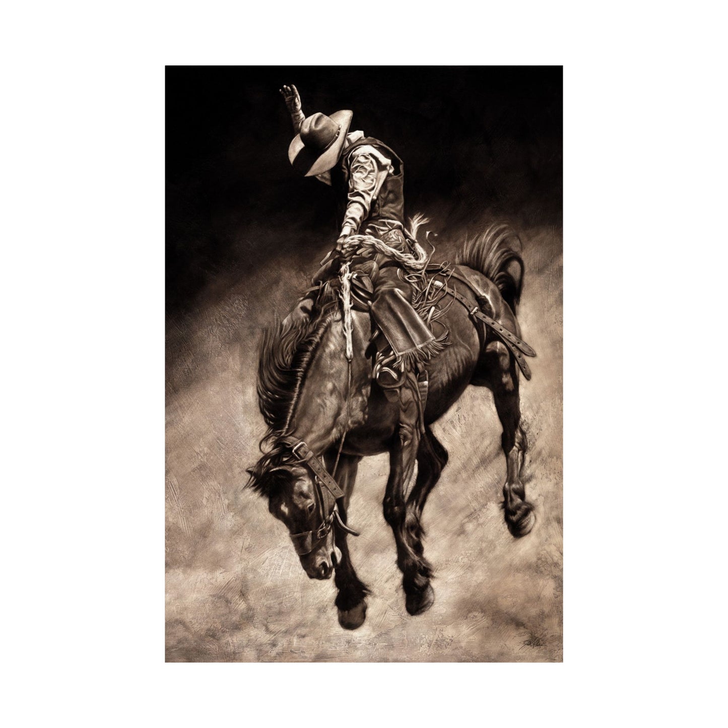 "Giddy Up" Premium Matte Paper Print.