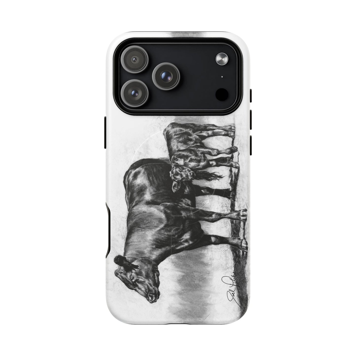 "Mama Cow & Calf" Magnetic Tough Case