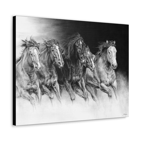 "Wild Bunch" Gallery Wrapped Canvas