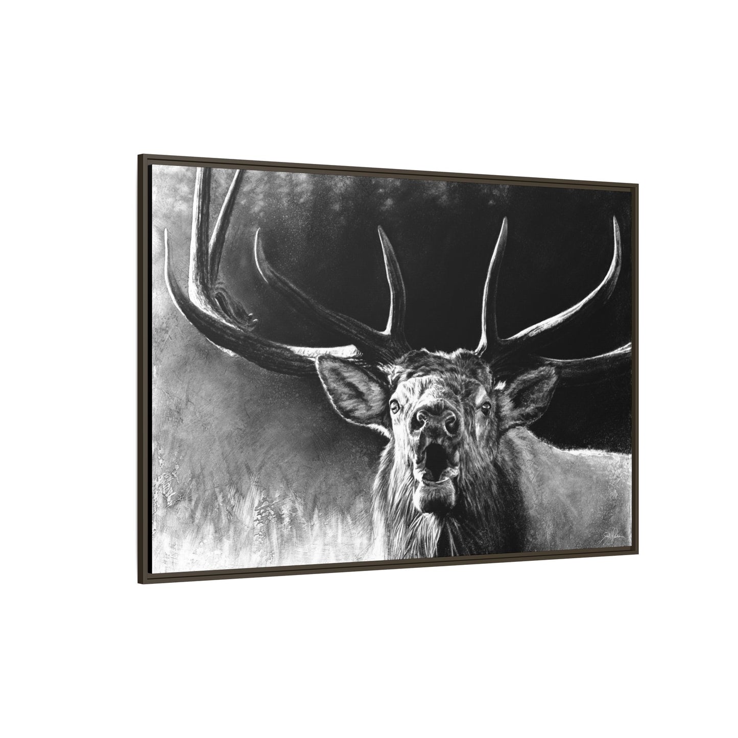 "Battle Cry" Framed Canvas