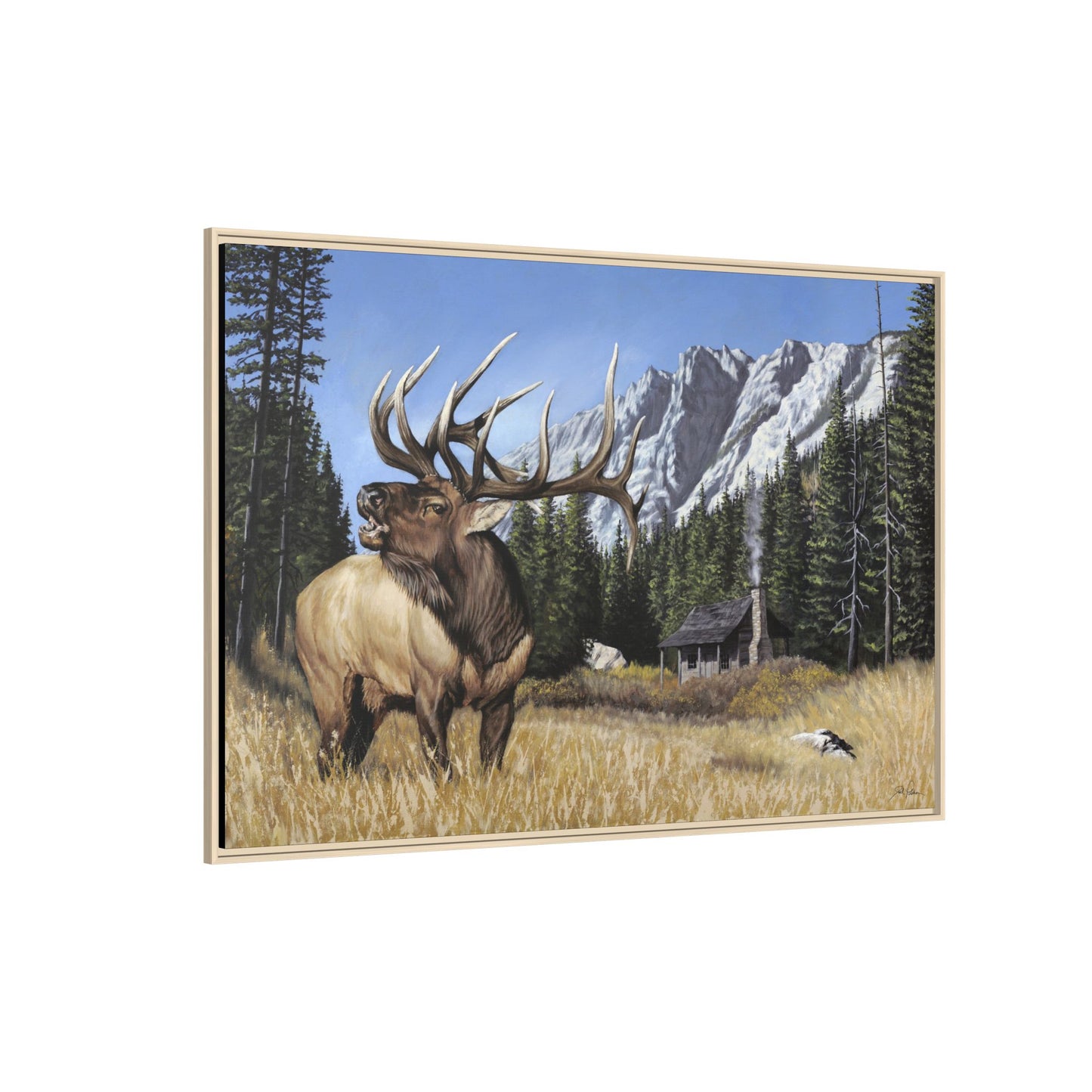 "Sanctuary" Framed Canvas