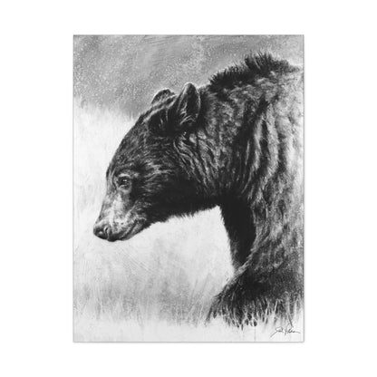 "Burly Bear" Stretched Canvas