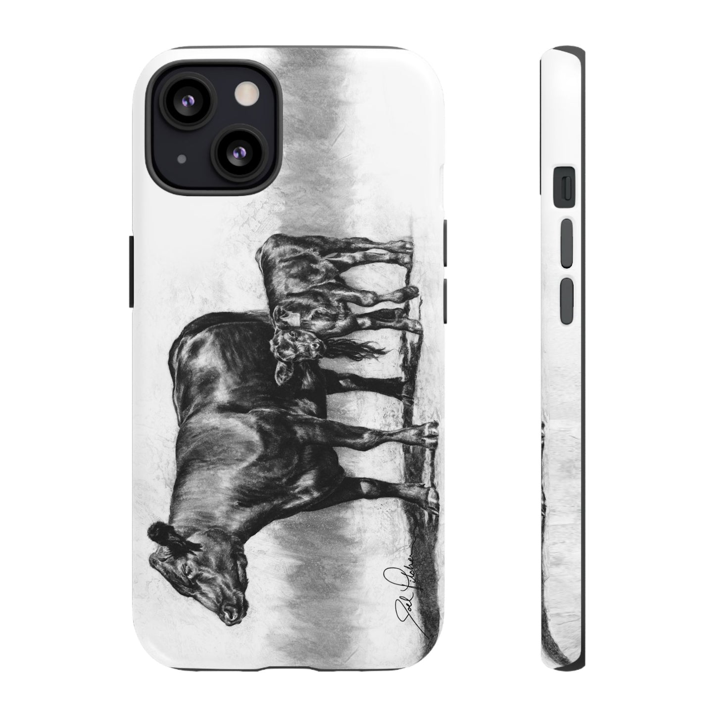 "Mama Cow & Calf" Smart Phone Tough Case