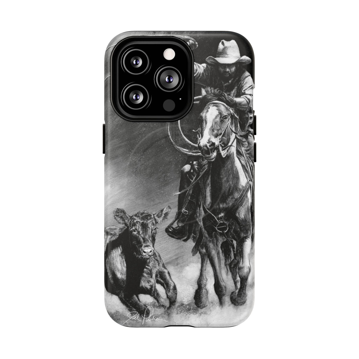"Calf Roping" Magnetic Tough Case