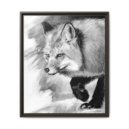 "Fox" Framed Canvas