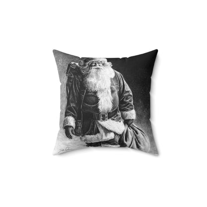 "Right Down Santa Claus Lane" Square Pillow.