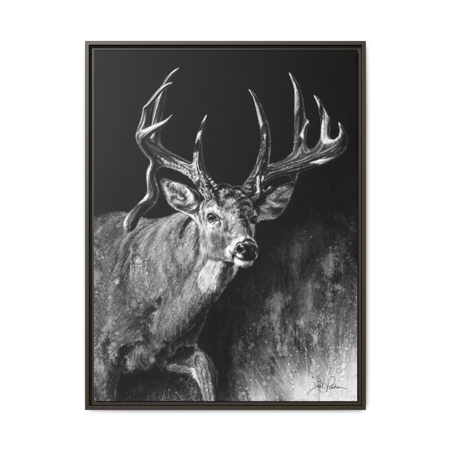 "Jaw Dropper" Framed Canvas