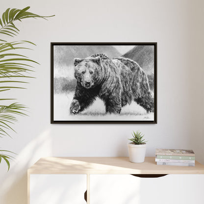 Grizzly II" Framed Canvas