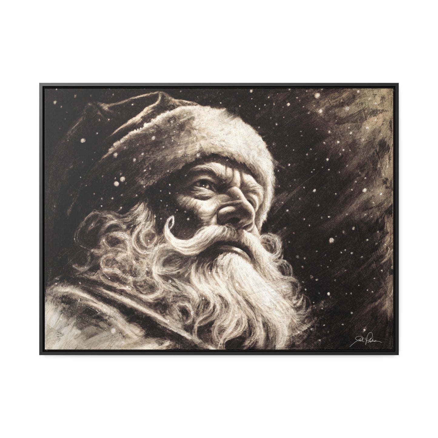 "Kris Kringle" Gallery Wrapped/Framed Canvas