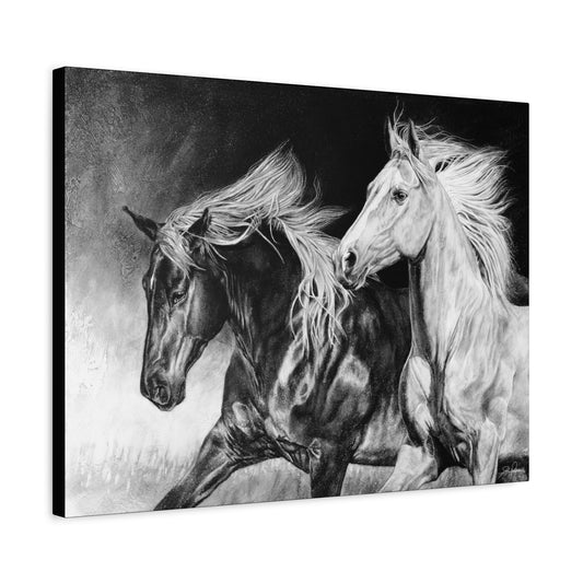 "Dynamic Duo" Stretched Canvas