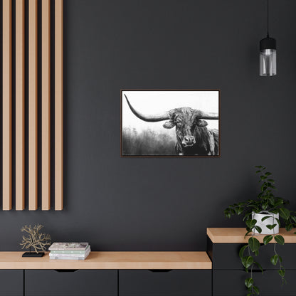 "Longhorn" Gallery Wrapped/Framed Canvas