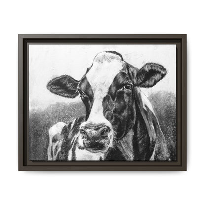 "Holstein" Framed Canvas