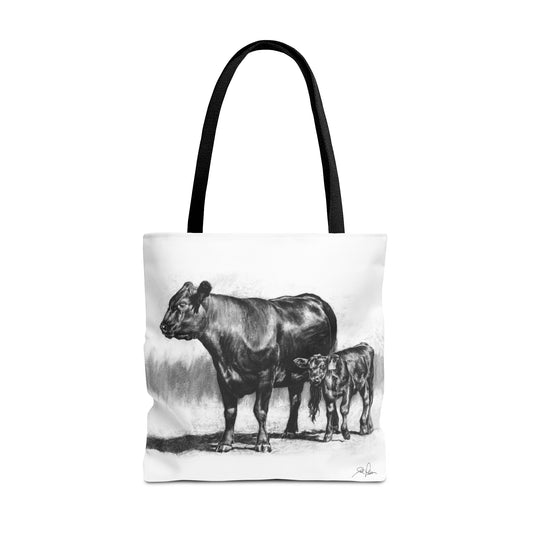 "Mama Cow & Calf" Tote Bag