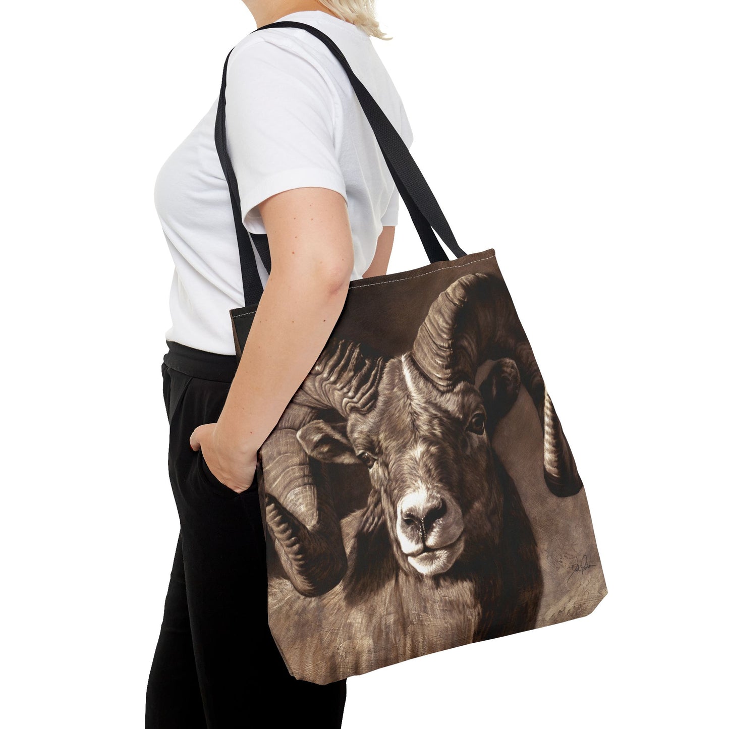 "Full Curl" Tote Bag