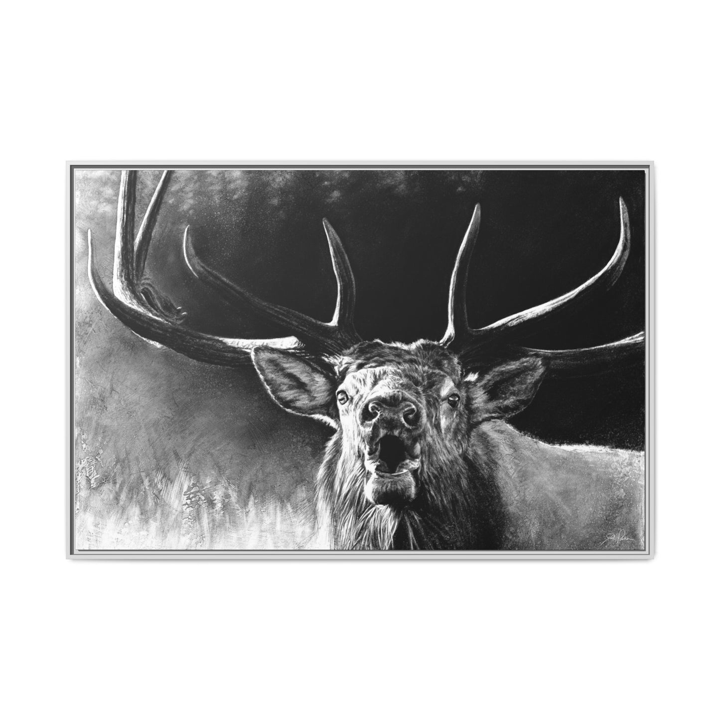 "Battle Cry" Framed Canvas