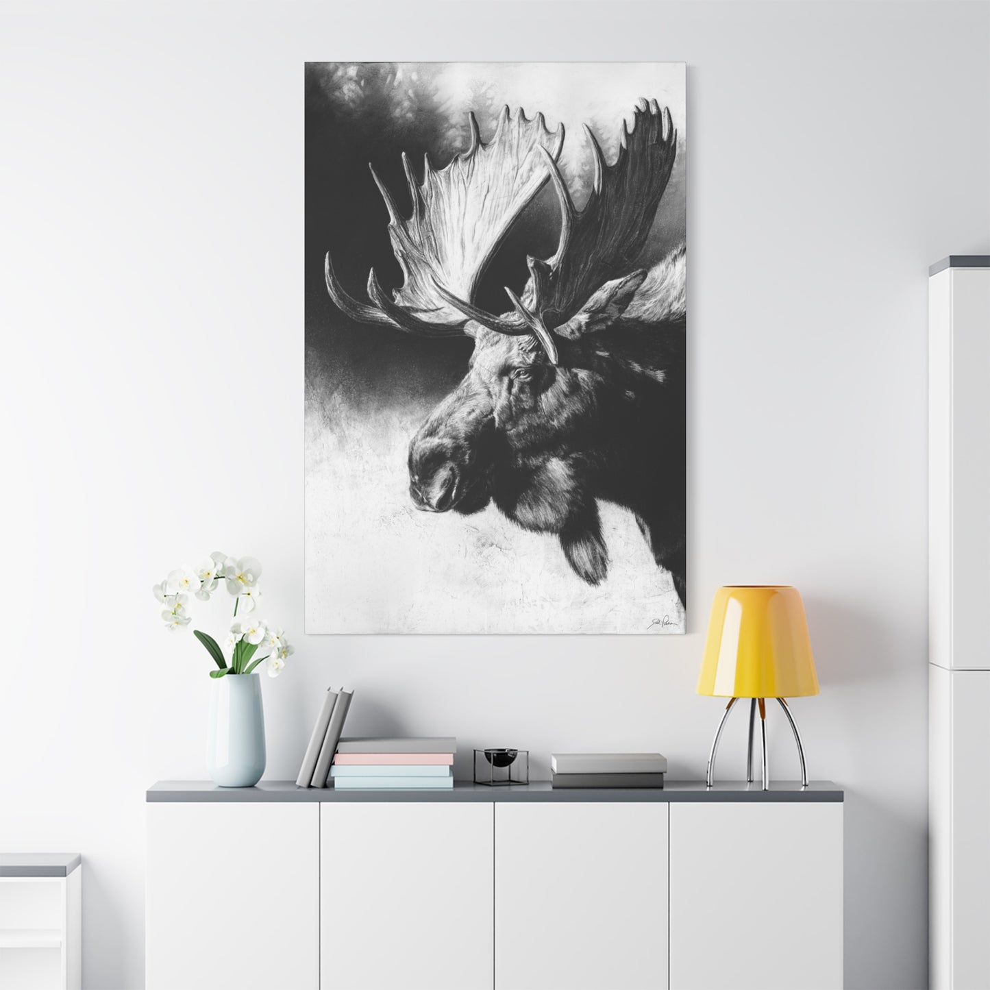 "Formida-bull" Stretched Canvas