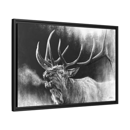 "Bugle Boy" Framed Canvas