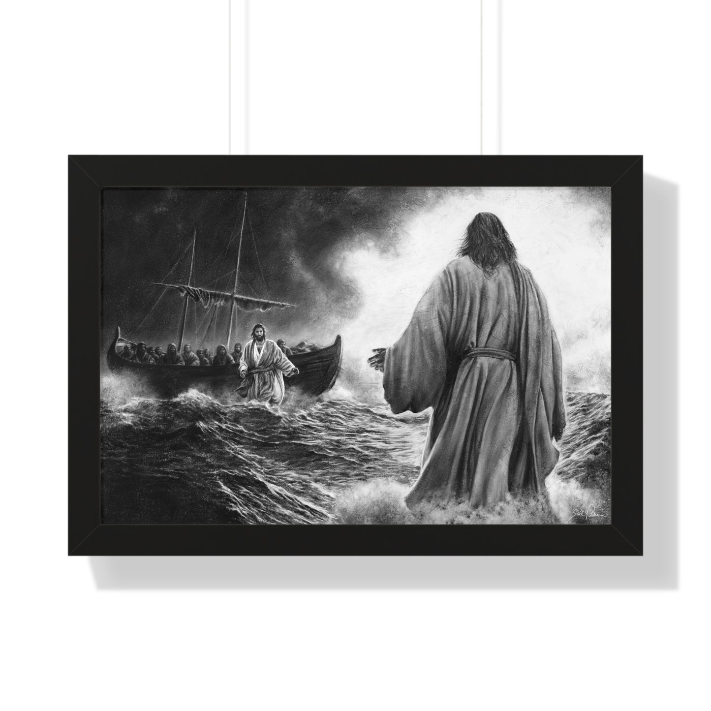 "Be Not Afraid" Framed Paper Print
