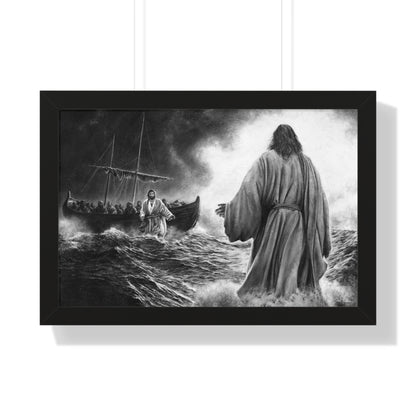 "Be Not Afraid" Framed Paper Print