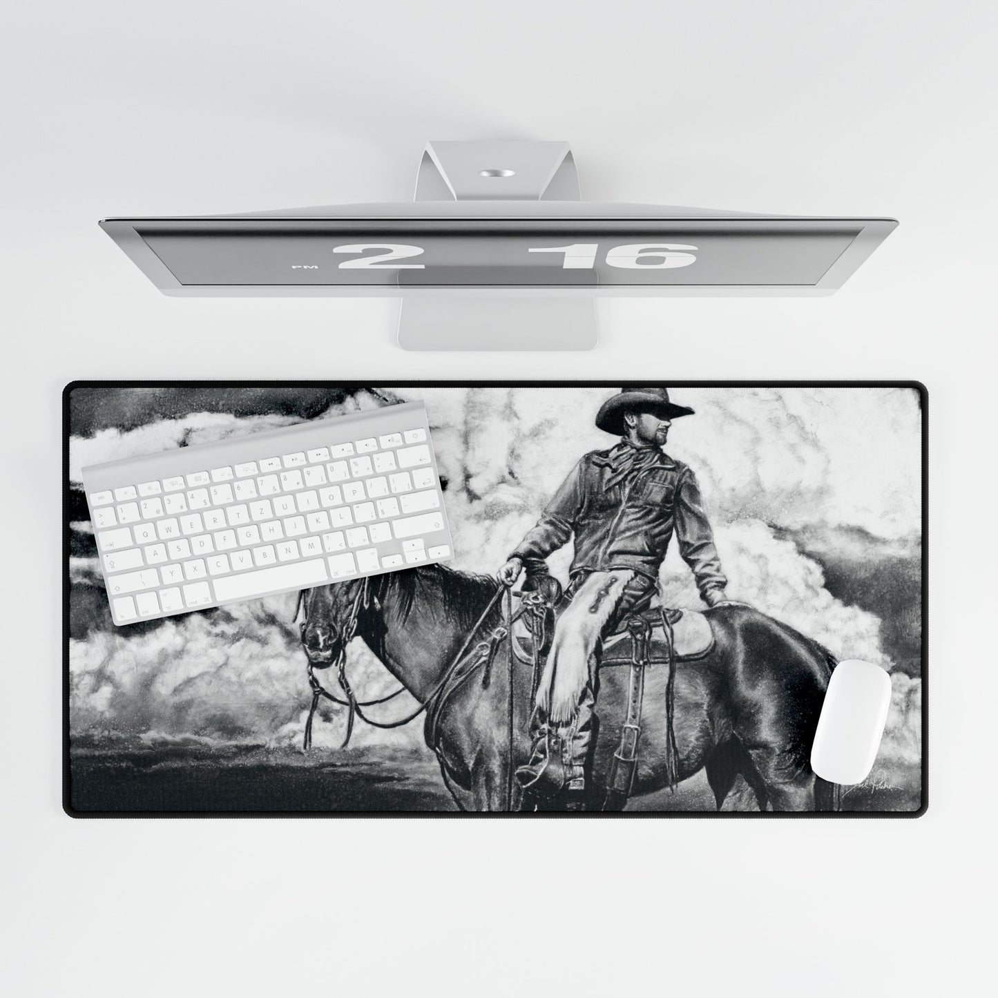 "Looking Back on the Path" Mouse Pad