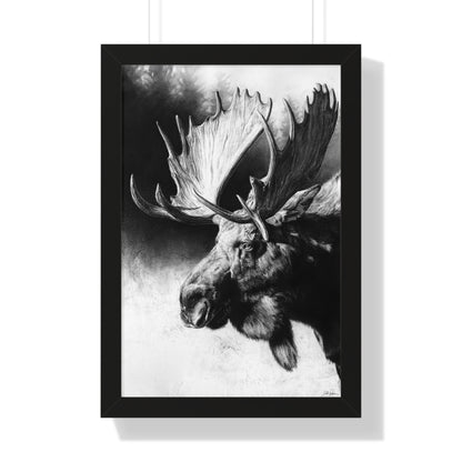 "Formida-bull" Framed Paper Print