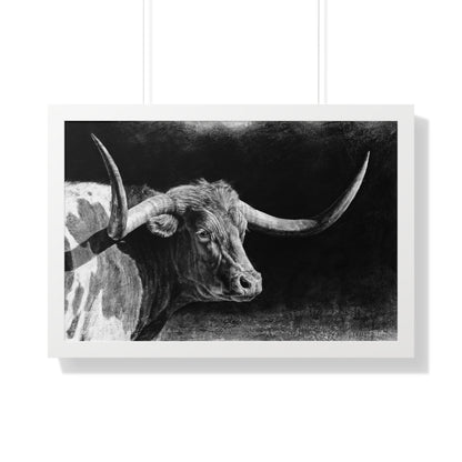 "Longhorn II" Framed Paper Print
