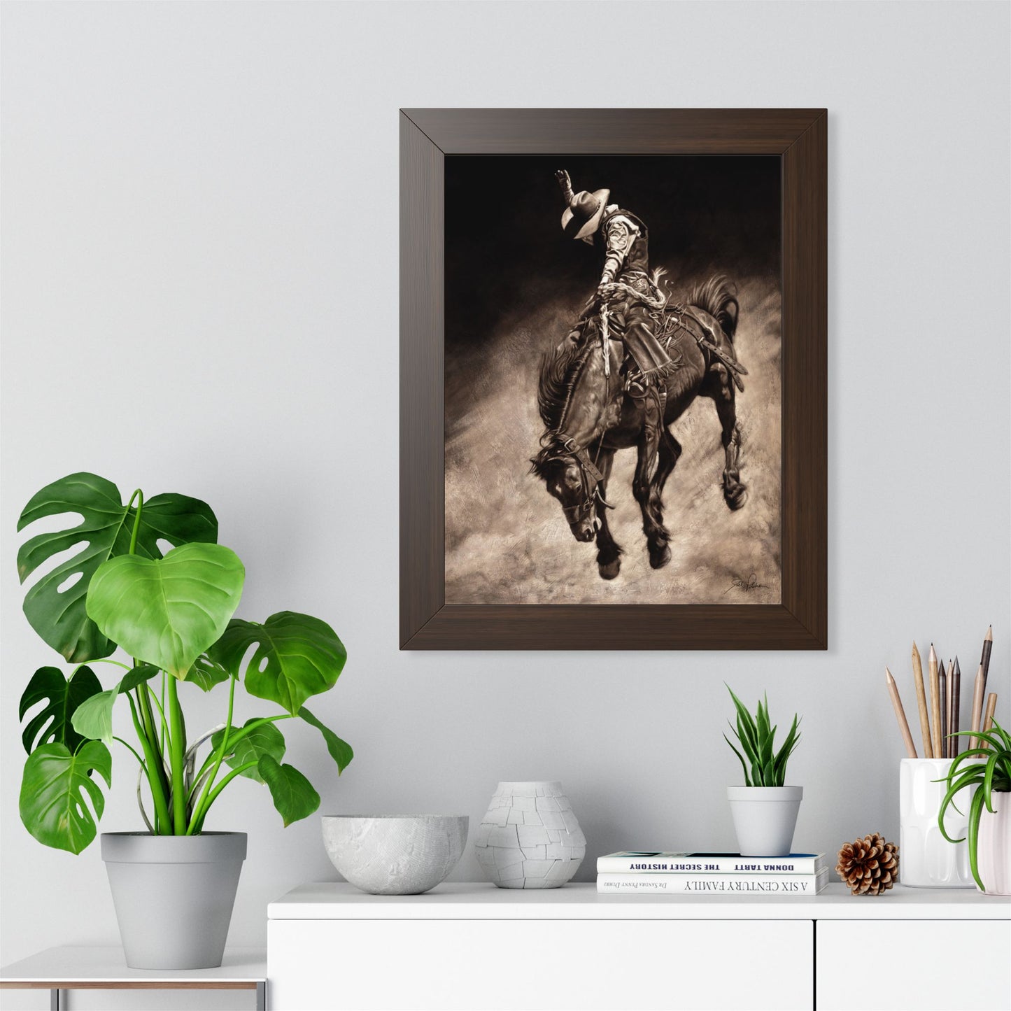 "Giddy Up" Framed Paper Print.